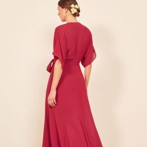 Rare Reformation Winslow Dress - Red-XS-Wed…